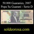 Billetes 2007 2- 50.000 Guaran�es